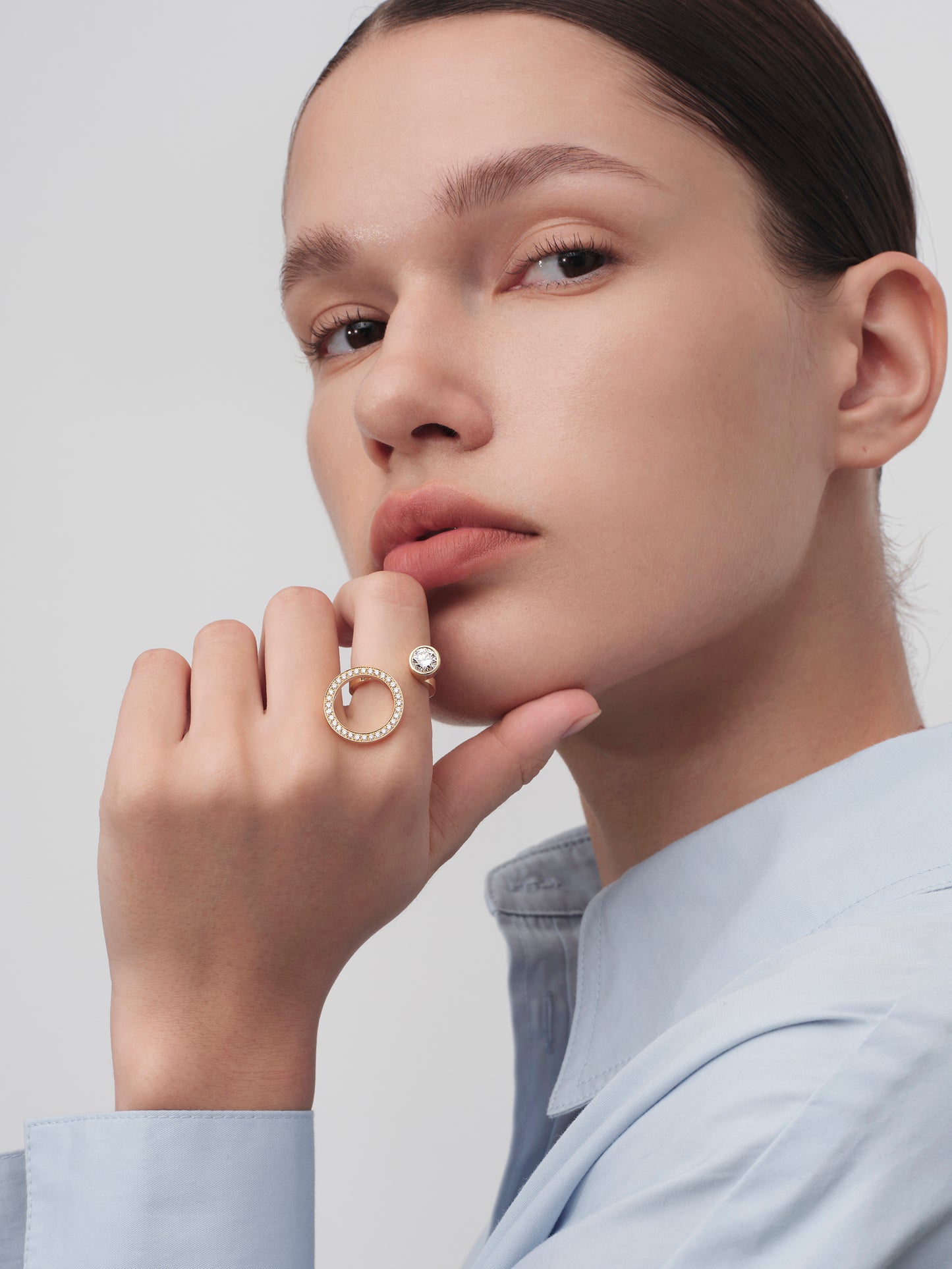 Circles and Ripples Diamond Ring