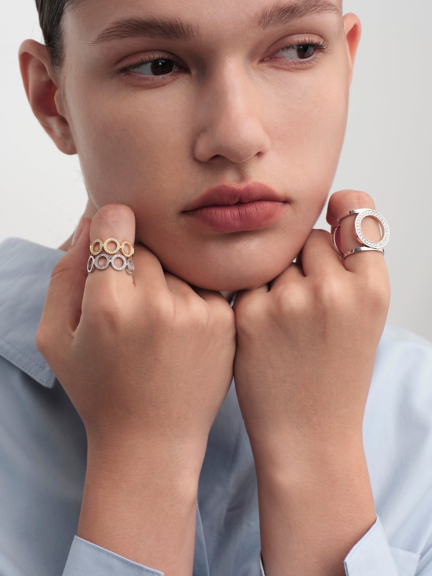 Circles Diamond Ring