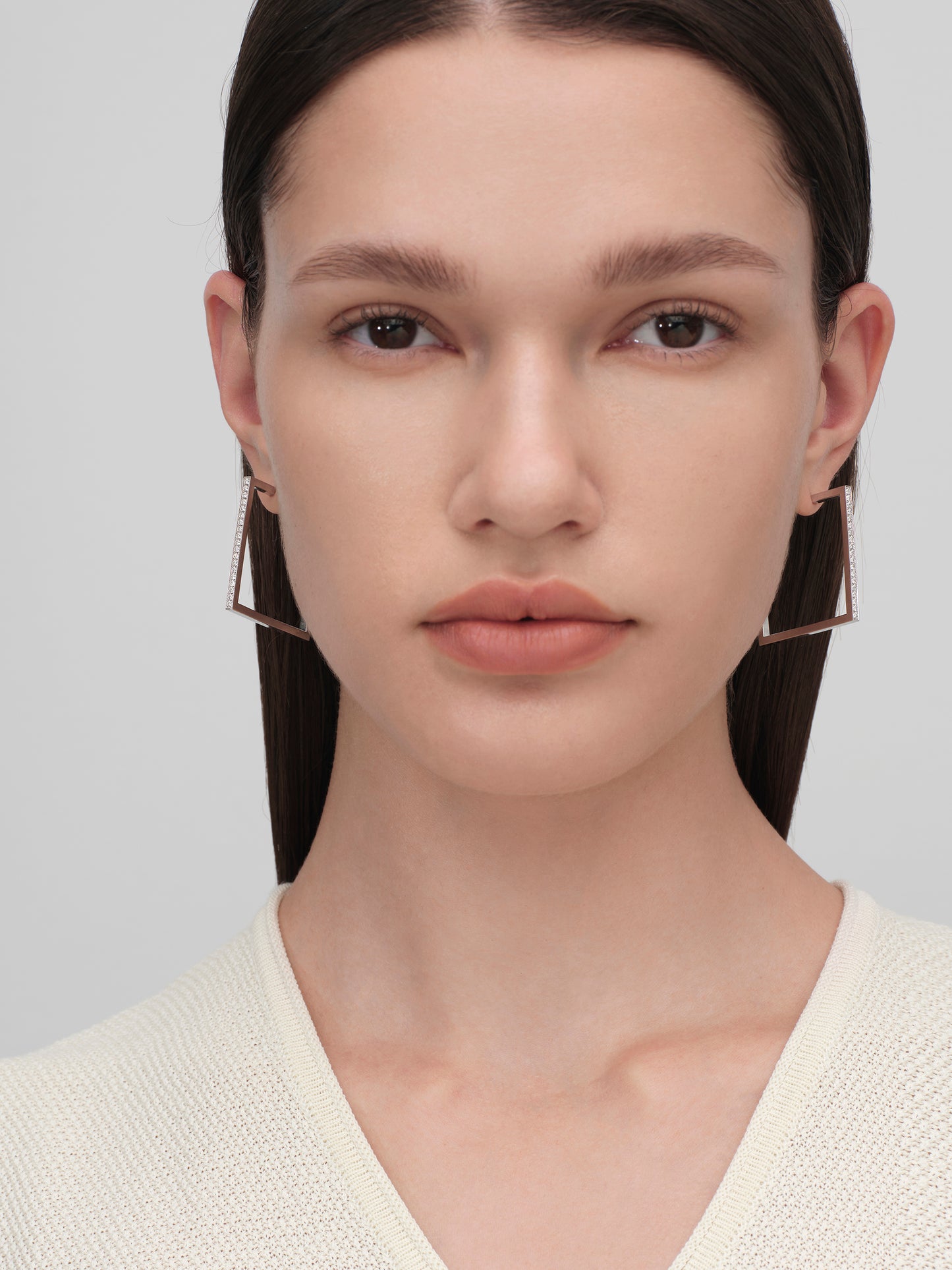 Square Diamond Earrings