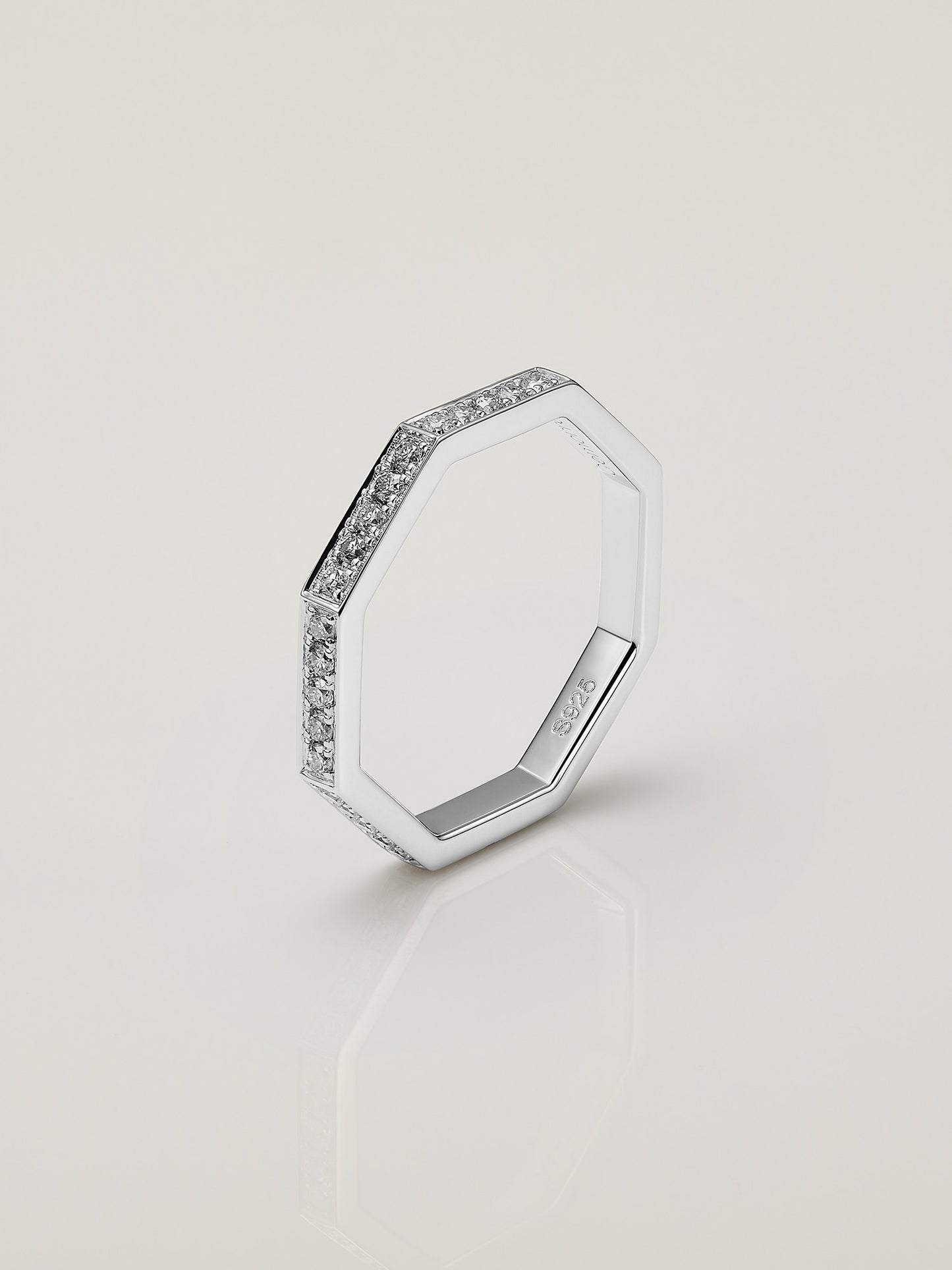 Octagon Eternity Diamond Ring