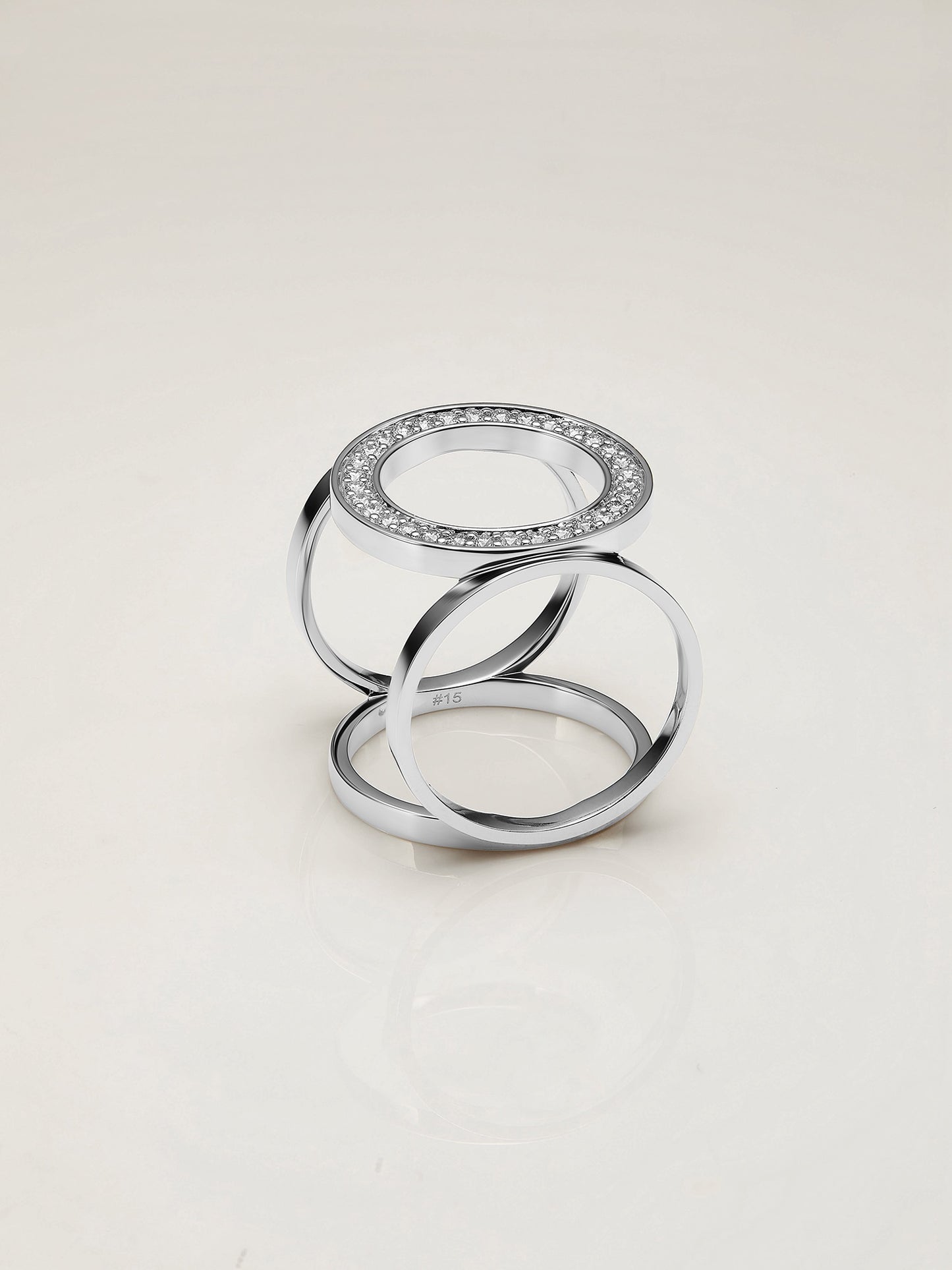 Circles Diamond Ring