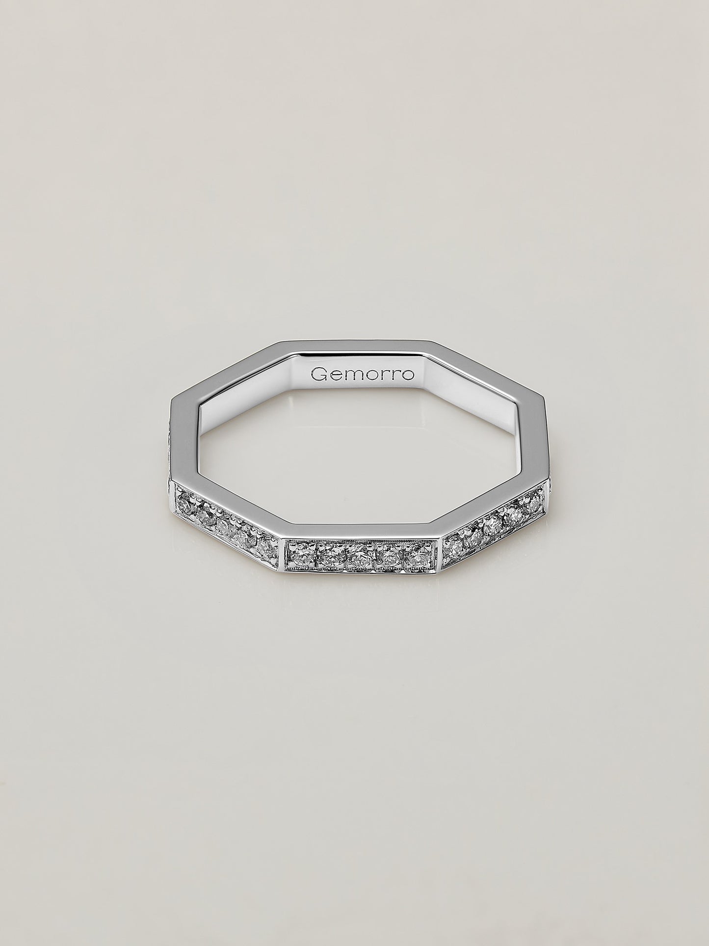 Octagon Eternity Diamond Ring