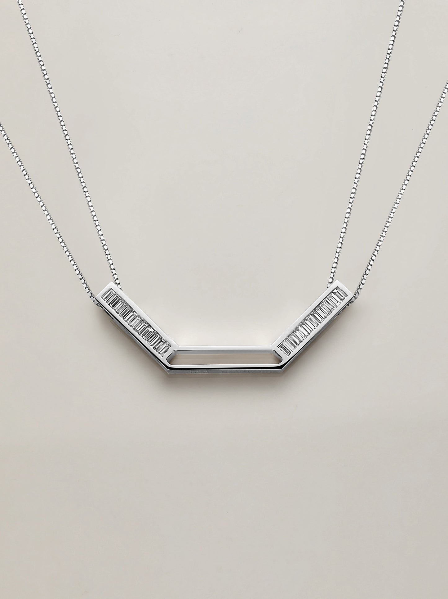 Octagon Diamond Necklace