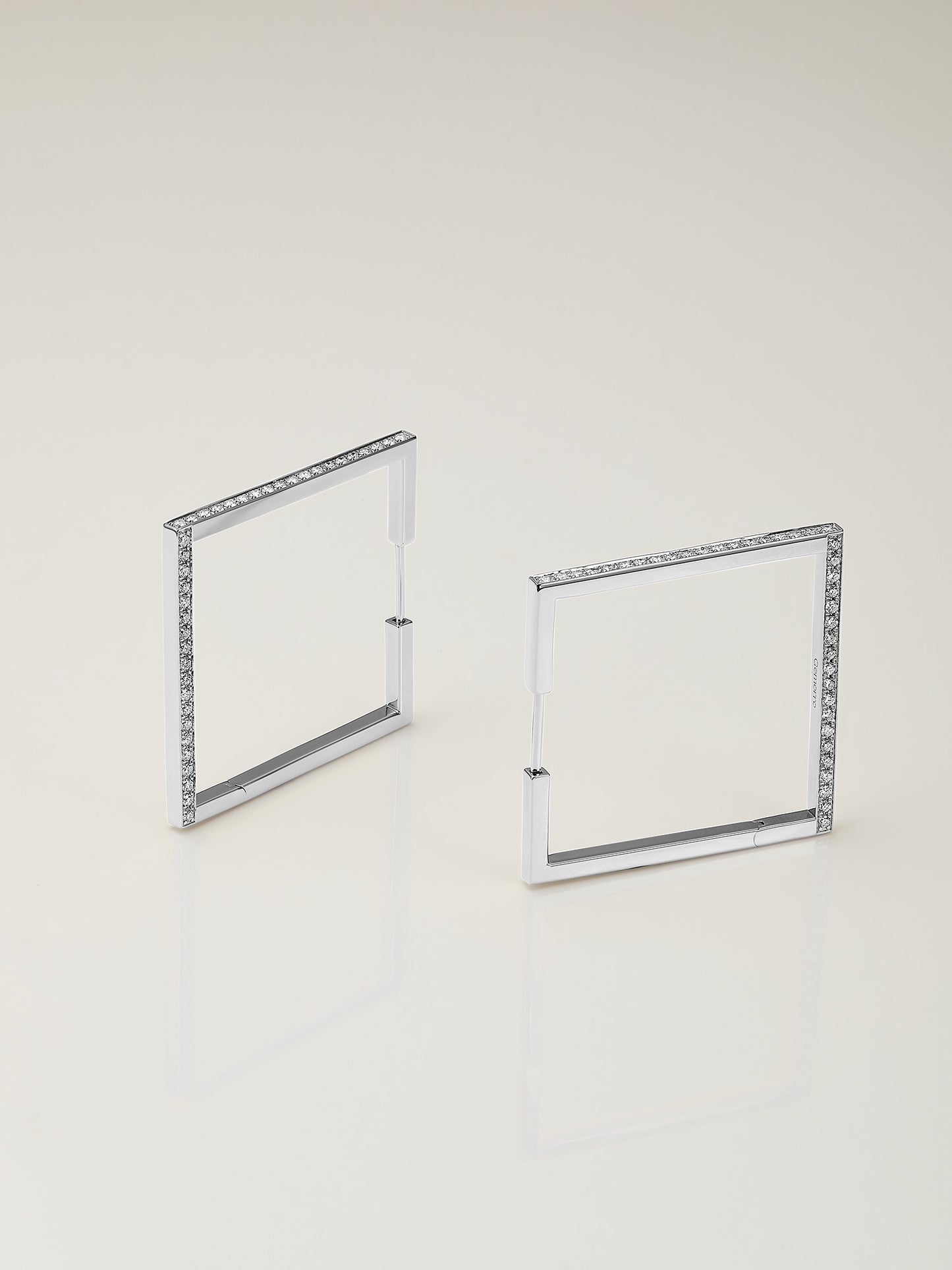 Square Diamond Earrings