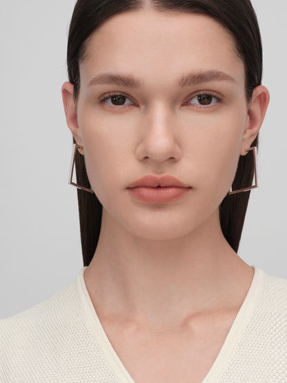 Square Diamond Earrings