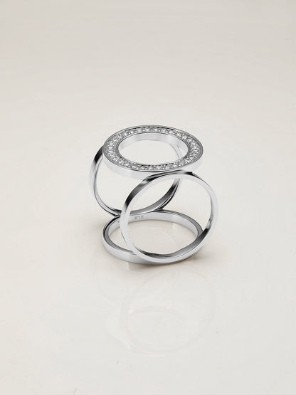 Circles Diamond Ring
