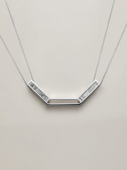 Octagon Diamond Necklace